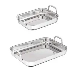 TEFAL Emotion SS bradepandesæt 2 stk - stål -