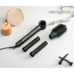 HÄWS Beauty hot air styler m/4 hoveder 1500W - grå - 