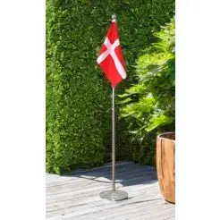 Flagstang med dannebrog - 108-192 cm -
