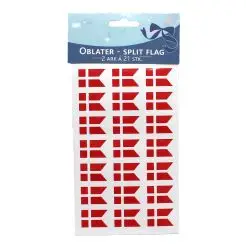 Oblater split flag - 42 stk -