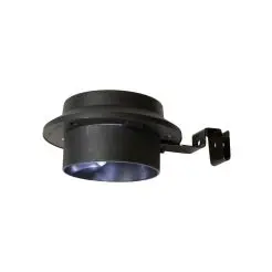 DACORE Solarlampe til tagrende 2 stk - sort -