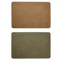 DACORE Dækkeserviet vendbar 30x45 cm - army/camel -