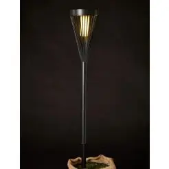 DACORE Solarfakkel 12 LED 3-in-1 69 cm - sort -