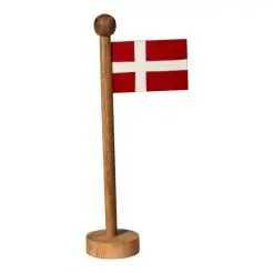 DACORE Bordflag i træ - 31 cm - 