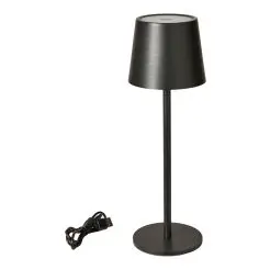 DACORE Bordlampe med touch genopladelig - sort - 