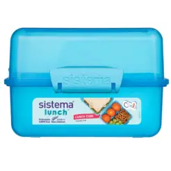 SISTEMA Madkasse lunch cube 1,4 liter - blå -
