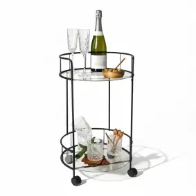 DACORE Barbord med glasplade H62 cm - sort - GAVER TIL HAM