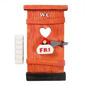 DET GAMLE APOTEK Nissedør WC - brun - JUL