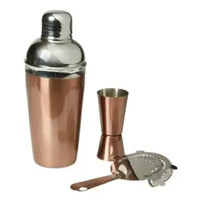 DACORE Cocktailsæt 3 dele - kobber - BAR & VINARTIKLER