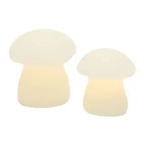 JULIUS Svampe LED lys 2 stk - hvid - LED LYS