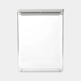 BRABANTIA Tasty opbevaringsdåse stabelbar rektangulær 5,4 liter - OPBEVARINGSGLAS / DÅSER