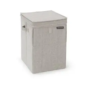 BRABANTIA Stabelbar vasketøjsboks 35 liter - grå - ØVRIGE BADTILBEHØR