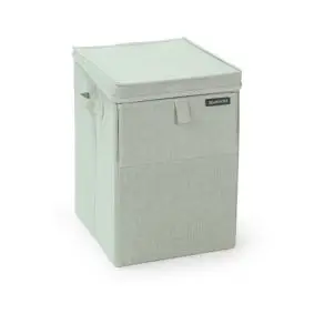 BRABANTIA Stabelbar vasketøjsboks 35 liter - grøn - ØVRIGE BADTILBEHØR