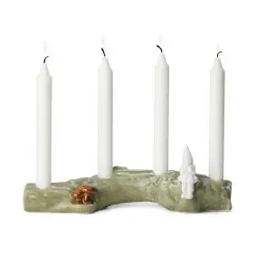 KÄHLER Christmas tales juleadvent H10 - hvid - KÄHLER