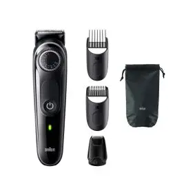 BRAUN Skægtrimmer opladelig - sort - TRIMMERE