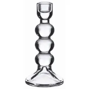 DACORE Lysestage i glas H18 cm - klar - LYSESTAGER