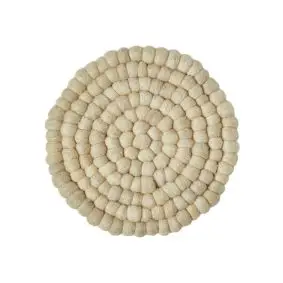 DACORE Bordskåner minidots  Ø20 cm - natur - ØVRIGE