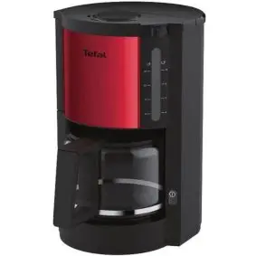 TEFAL Kaffemaskine 1150 watt - sort/rød - KAFFEMASKINER