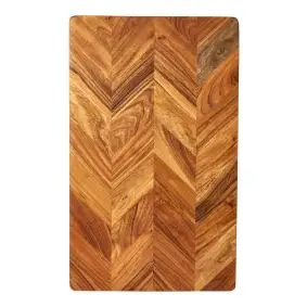 DACORE Skærebræt i sildebensmønster 50 x 30 cm - akacietræ - SKÆREBRÆTTER