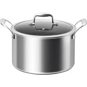 Hybrid gryde stål m/keramisk belægning - 3,0 liter - GRYDER