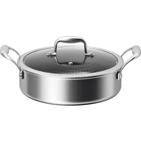 Hybrid sautergryde stål m/keramisk belægning - 28 cm - WOK & SAUTEPANDER