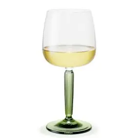 KÄHLER Hammershøi hvidvinglas 35 cl 2 stk - grøn - VINGLAS