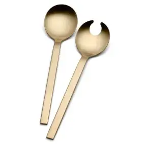 STUDIO ROUND Storm salatbestik 25 cm  - honey - BESTIK