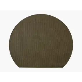 STUDIO ROUND Dækkeservietter 4 stk vendbar 43x36 cm - grøn/sand - DUGE & DÆKKESERVIETTER