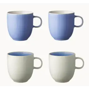 STUDIO ROUND North krus 33 cl blå mix - 4 stk - KOPPER & KRUS