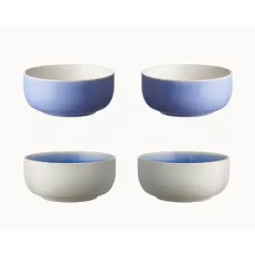 STUDIO ROUND North skål 11 cm blå mix - 4 stk - SKÅLE & FADE