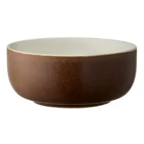 STUDIO ROUND North skål 11 cm - mat brun/mat hvid - SKÅLE & FADE