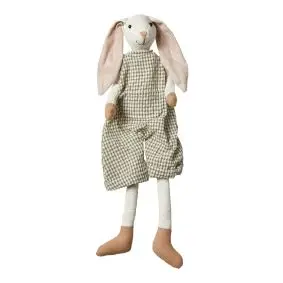 DACORE Kanin siddende sand/grøn dreng - 46cm - PYNT & FIGURER