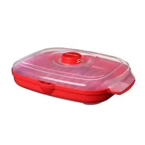 SISTEMA Mikro easy bacon - rød - TILBEHØR TIL MICROOVN