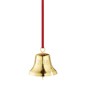 GEORG JENSEN Juleklokke 2016  - forgyldt - GEORG JENSEN