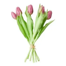 DACORE Tulipan buket 7 stk 31 cm  - rosa - PYNT & FIGURER