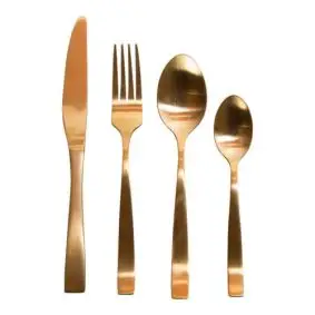 DACORE Bestiksæt 16 dele guld - BESTIKSÆT