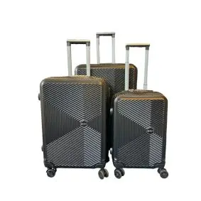 Flykuffertsæt 3 stk - sort - KUFFERTER