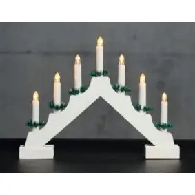 DACORE Trappestage  med 7 lys hvid - LED LYS