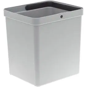 Affaldspand 15 liter - grå - HUSHOLDNING