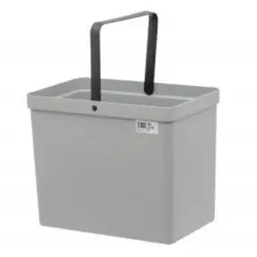 Affaldspand 21 liter - grå - HUSHOLDNING