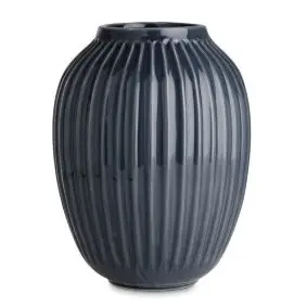 KÄHLER Hammershøi vase 25,5 cm - antracit - KÄHLER
