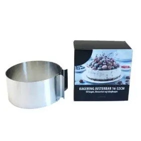 DACORE Justerbar kagering 16 til 32 cm - BAGEFORME