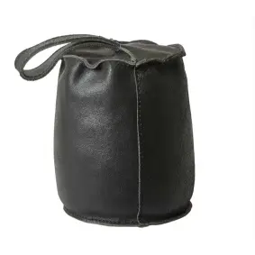 DACORE Dørstopper i læder - sort - ØVRIGE