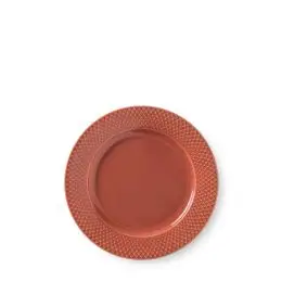 LYNGBY Rhombe color frokosttallerken Ø23 cm - terracotta - TALLERKNER