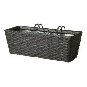 DACORE Altankasse flet 40 cm sort - HAVEARTIKLER