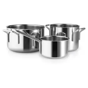 EVA TRIO Stainless steel grydesæt 3 dele - KASSEROLLER