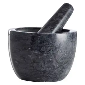 DAY Morter m. støder sort marmor - DAY