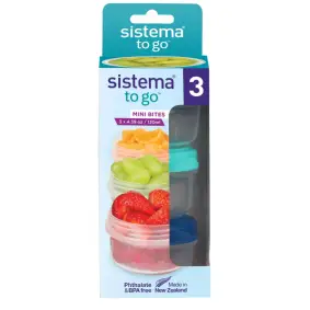 SISTEMA To go mini bites 3 stk - ØVRIG MADOPBEVARING