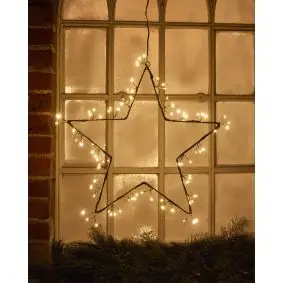 Trådstjerne Ø 40 cm - LYS & LYSKÆDER