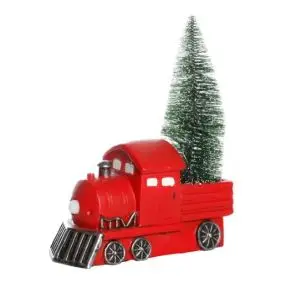 DET GAMLE APOTEK Dekotog m/juletræ led - rød - ØVRIGE